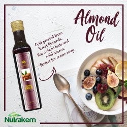 SUNNO Cold Pressed Unrefined Almond Oil 250ml