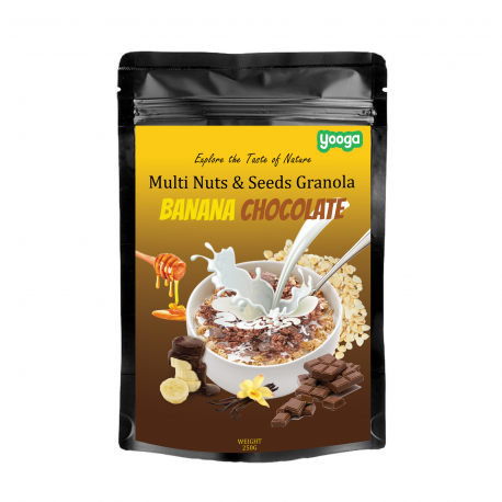 Yooga Multi Nuts & Seeds Granola (Banana Chocolate)