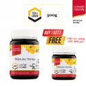 [BUY 1 FREE 1] NZ Health Naturally UMF 10+ 500g Manuka Honey (BEST BEFORE 23.02.2029) [HALAL] FOC 250g