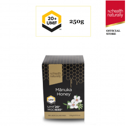 NZ Health Naturally UMF 20+ 250g Manuka Honey (BEST BEFORE 22.01.2029) [HALAL]