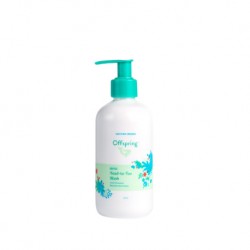 Offspring Gentle Head-To-Toe Wash 250ml - Organic baby shampoo for sensitive skin, eczema and rashes with natural ingredients