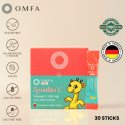 OMFA Kids Sprinkles C Vitamin C 100mg Fast Melt Granule