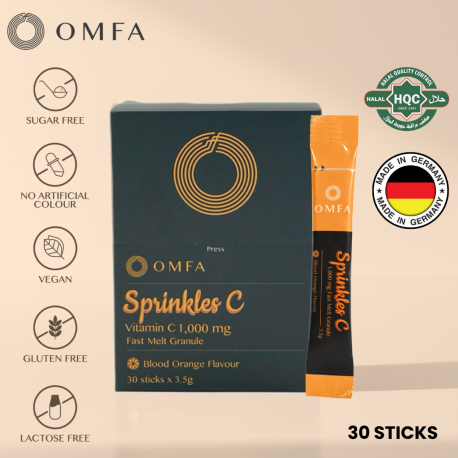 OMFA Sprinkles C Vitamin C 1,000mg Fast Melt Granule