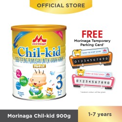Morinaga Chil-kid 1 tin x 900g (free 1 Morinaga Temporary Parking Card)