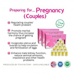 PFW Female + Male Bebecom Package (3 Months)/Reproductive Support/Boost Energy/Strengthen Uterus/Improve Egg and Sperms Qualit