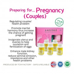PFW Female+Male Bebecom Package(1 Month)/Reproductive Support/Fertility Supplement/Boost Energy/Strengthen Uterus/Enhance Body C