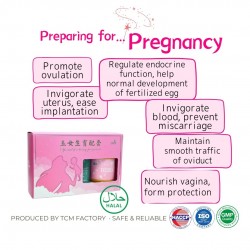 PFW Female Bebecom Package (1 Months)/Boost Pregnancy/Fertility/Reproduction/Conception/Prenatal Care/Easy Conceive/Reproductive