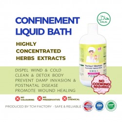PFW Postnatal Herbal Bath Concentrate/Mandian Herba Bersalin/Natural Postpartum Shower Liquid/No Cooking/Cook Free/Clean Body/Di