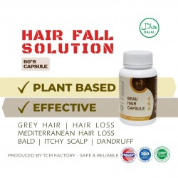 PFW Beau Hair Capsule '60/ Prevent Hair Loss and White Hair/ Stimulate Hair Growth/ Darken Hair/ Hair Building 脱发 地中海脱发 产后脱发 美