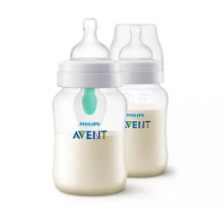 Philips Avent Anti-colic with AirFree Vent 9oz/260ml (Twin Pack)