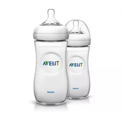 Philips Avent Natural Bottle 11oz/330ml (Twin Pack)