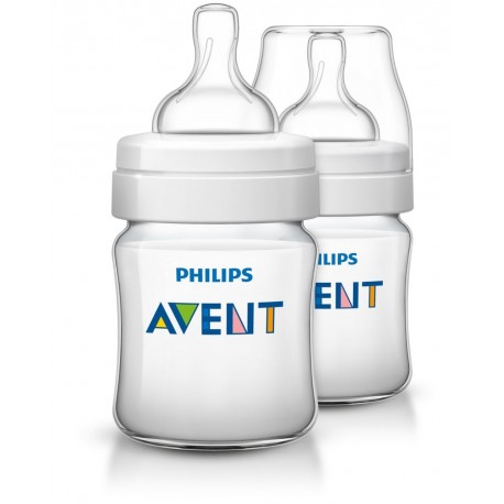 Philips Avent - Classic + Feeding Bottle 4Oz/125Ml (Twin Pack) 