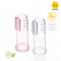 Piyo Piyo Finger Toothbrush Set (Pink)