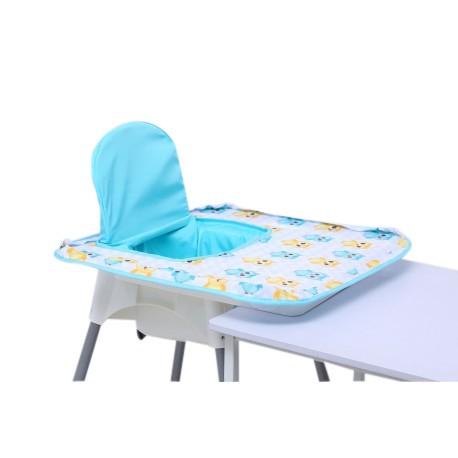 Poppy Seat High Chair Cover (Blue Owl)