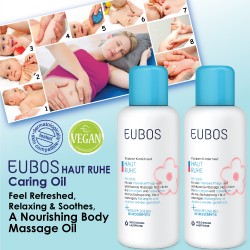Eubos Baby Oil - Caring Oil (100ml x 2 Bottles)