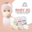 PROXIMA 4 Layer Baby 3D DUCKBILL Surgical Face Masks (Bunnyboo) - 40Pcs