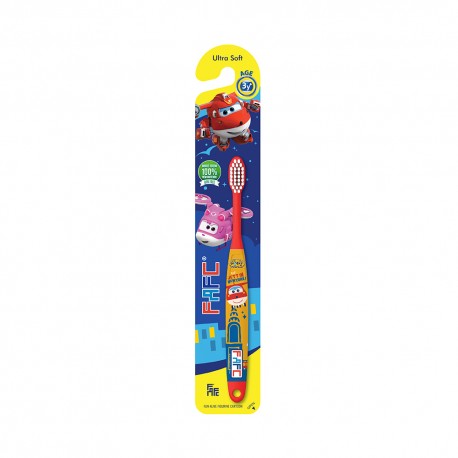 FAFC SuperWings Sleeve Kids Toothbrush Age 3+ - 1pcs (Jett)