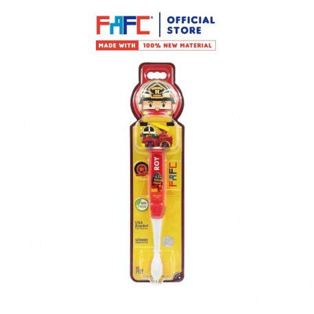 FAFC Robocar Poli Figurine Kids Toothbrush (Roy)