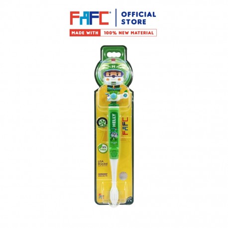FAFC Robocar Poli Figurine Kids Toothbrush (Helly)