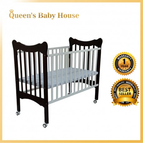 mahogany baby cot