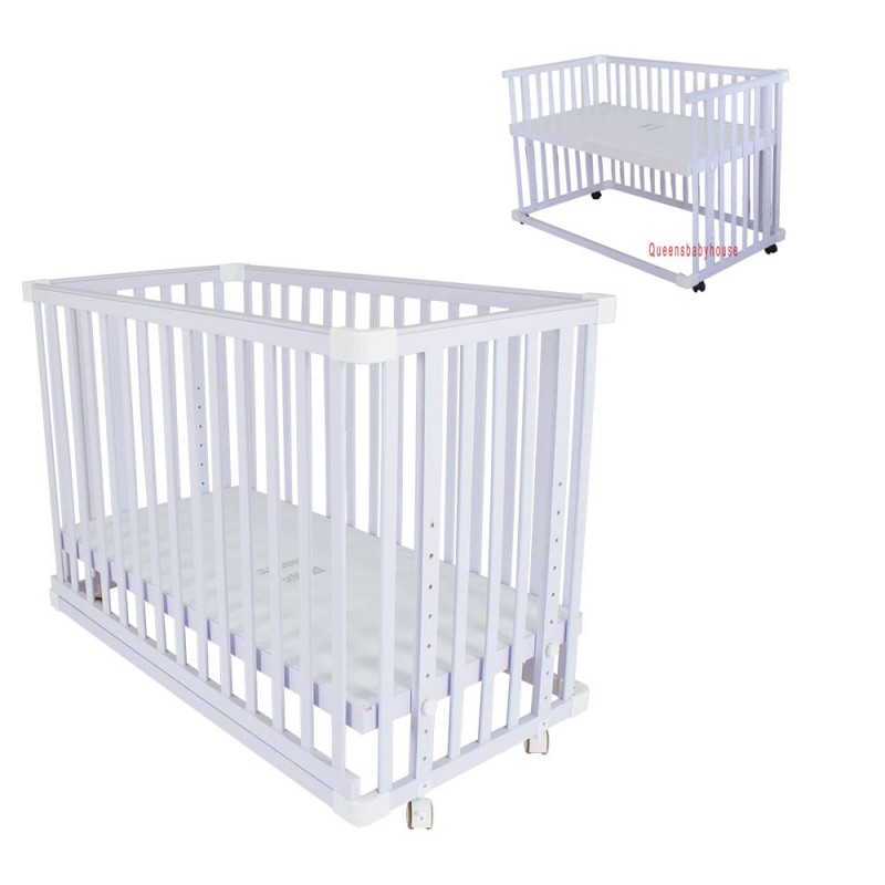 Royalcot R8002 Multi Function Large Wooden Baby Cot Side Bed