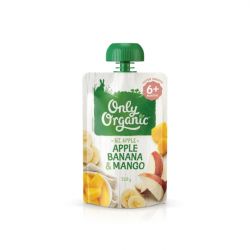 Only Organic Apple Banana & Mango (120g)