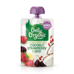 Only Organic Coconut Strawberry & Goji Berry (100g)