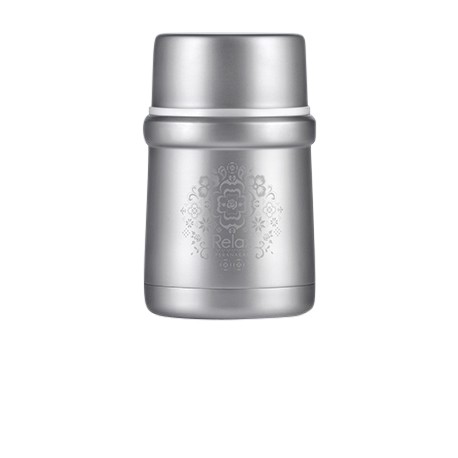 RELAX 500ML 18.8 STAINLESS STEEL THERMAL FOOD JAR - SILVER