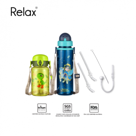 Package - 500ml RELAX Tritan W/Bottle + 550ml RELAX Tritan Kids W/Bottle-Spring +
