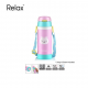 RELAX 360ML 18.8 STAINLESS STEEL KIDS THERMAL FLASK WITH STRAW - PINK_231187