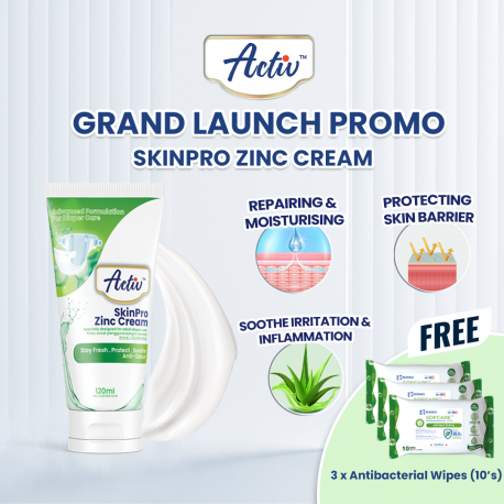 Activ SkinPro Zinc Cream | Soothing & Moisturizing Skin Beauty Health