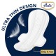 Activ Active Ultra-Thin Pad with Moisture-Lock Technology | Sanitary Pad Women Tuala Wanita | 15cm 24cm 29cm 33cm