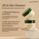 THE A'VVE Green Oat Cleansing Whip | 2-in-1 Cleanser & Makeup Remover