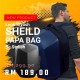 Simple Dimple X Hipster Keepster Papa Shield Bag XL (Navy Blue)