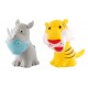Simple Dimple My Toy - Premium Animals Vinyl Toy Rhino & Tiger (2pcs Set)
