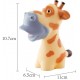 Simple Dimple My Toy - Premium Animals Vinyl Toy Giraffe & Elephant (2pcs Set)