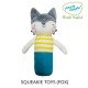 Simple Dimple Squeakie Toys Garden Friends (Fox)