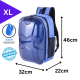 Simple Dimple Hipster Carbon Shield Diaper Bag Backpack XL Lightweight Anti Scratch Water Resistant Work Sport Travel