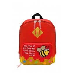 Nick & Nic Foldable Backpack (Bee Rose Red)