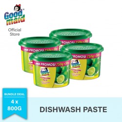 Goodmaid Dishwash Paste 750g + 50g - Lime ( BUNDLE OF 4 )