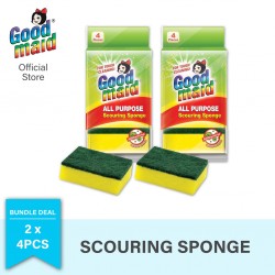 Goodmaid Scouring Sponge 4's ( BUNDLE OF 2 )