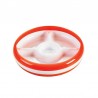 OXO TOT Divided Plate With Removable Ring - Orange