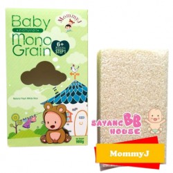 MommyJ Baby Organic Mono Grain-Step1 (6month above) Grown Pearl White Rice (Exp: 09/2024)