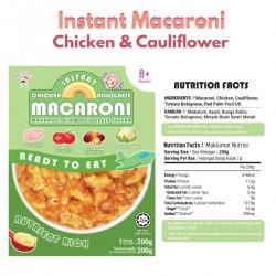 MommyJ Instant Chicken & Cauliflower Macaroni / baby instant food / baby macaroni