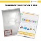 Montessori Kids Learning Busy Book | Transport Interactive IQ Activity Quiet Books | Early Learning Toddler Age 2 - 8