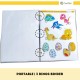 Montessori Kids Learning Busy Book | Dinosaur Interactive IQ Activity Quiet Books | Early Learning Toddler Age 2 - 8