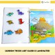 Montessori Kids Learning Busy Book | Dinosaur Interactive IQ Activity Quiet Books | Early Learning Toddler Age 2 - 8