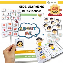 Montessori Kids Learning Busy Book | Boy Girl Interactive IQ Activity Quiet Books | 安靜書 Early Learning Toddler Age 2 - 8