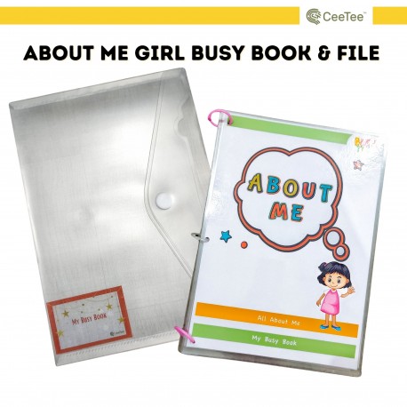 Montessori Kids Learning Busy Book | Boy Girl Interactive IQ Activity Quiet Books | Early Learning Toddler Age 2 - 8