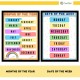 Kids Educational Preschool Learning Poster Board | Montessori Alphabet Shapes Colours Emotions Wall Chart | Laminated A3